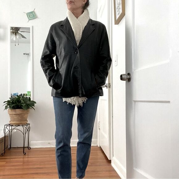 Handmade Crochet 60” 
Scarf neutral Cream Earthy Granola Girl‎ - Picture 10 of 12